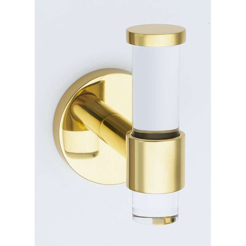 Single Robe Hook, Brass
