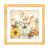 Toile avec cadre en bois beige