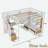 Loft Bed With Desk, Shelves, 2 Built-in Drawers And Storage Staircase-1091582375