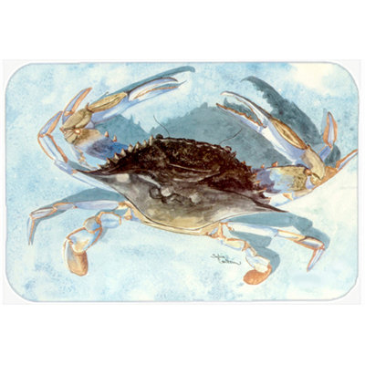 Wabbaseka Crab Glass Cutting Board