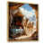 Toile naturelle avec cadre flottant