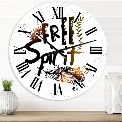 Horloge murale bohème et éclectique