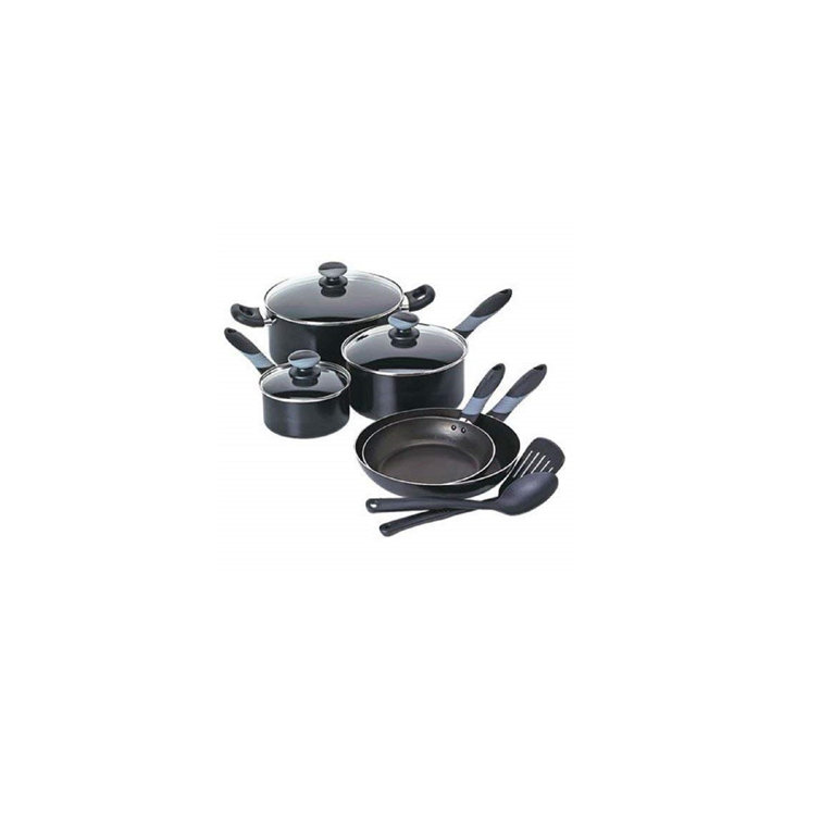 Get-A-Grip 10 - Piece Non-Stick Aluminum Cookware Set