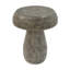 Table d'appoint Weather - Mushroom, couleur naturelle, design fantaisiste, pour la verdure, plateau de table de 13,2 po, matériau de 20,5 po de hauteur, forme, espaces intérieurs multifonctionnels, diamètre