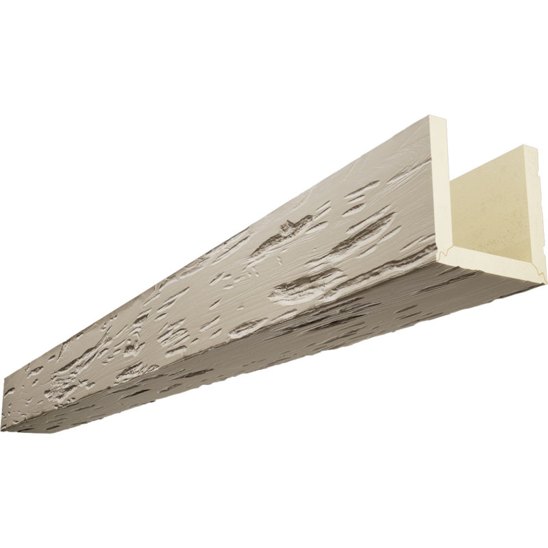 Poutre de plafond 3 côtés Pecky Cypress Endurathane, 8"H x 6"W, Dune de sable, 10'L
