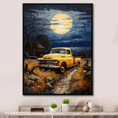 Yuji Pickup Truck Rustic Rides I sur impression sur toile