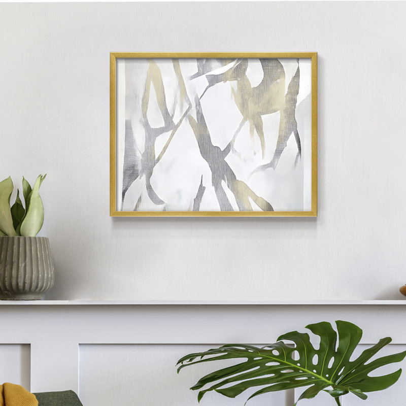 Abstract Series-LXXXII -Framed Print - Restickable, 16" H x 20" W