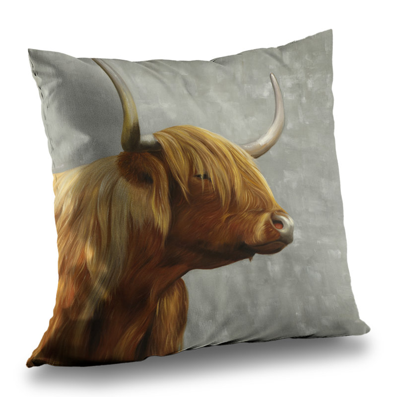 Beautiful Highland Cattle Throw | Animals Bedroom Decor