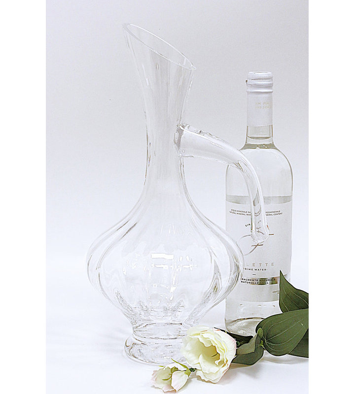 Liscio Ottico - 10.6" Sleek Dimond Pitcher With Handle