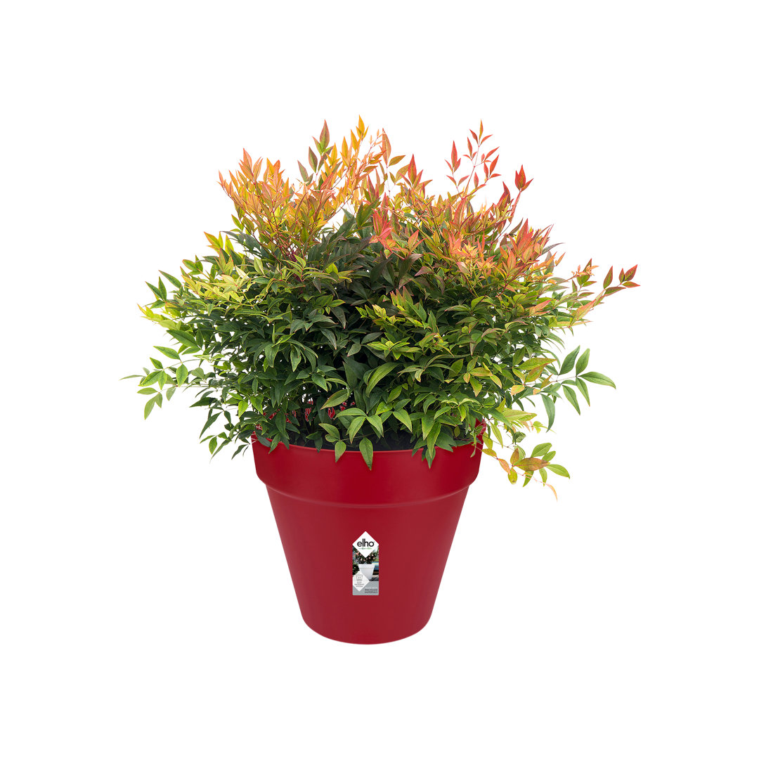 Loft Urban Round Outdoor Flowerpot with Wheels
