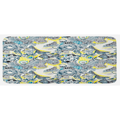 Tapis de cuisine mandala
