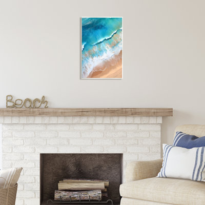 Bb-396-Bois, abstrait, vagues de la mer par Petals Prints Design