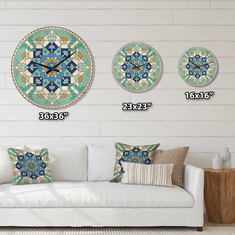 Magnifique horloge murale marocaine, Moyenne