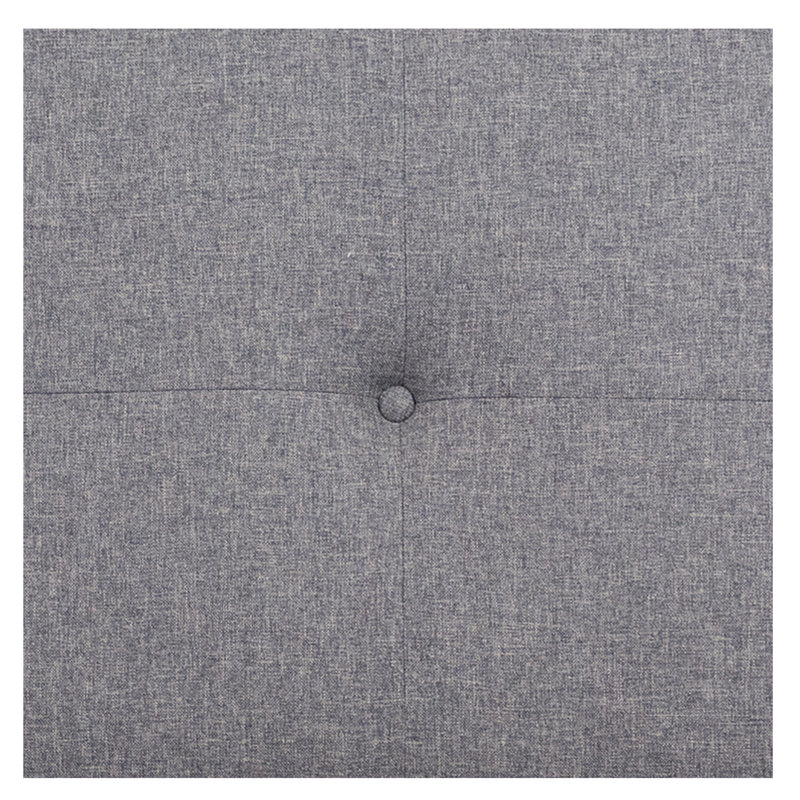 Chidsey Polyester Upholstered Bench, Granite
