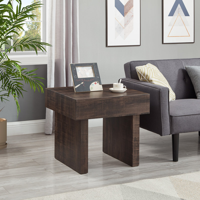 Table de bout moderne Athens, Brun