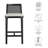 Monarch Wood And Rattan Counter Stool-102521179