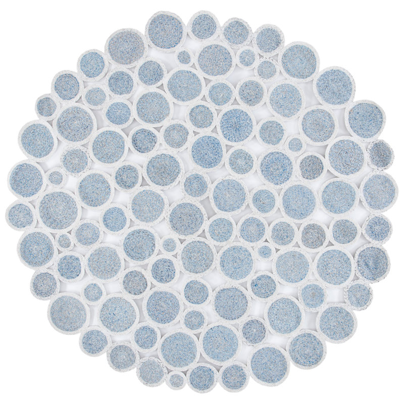 Singley Hand Woven Performance Rug, Round 3'