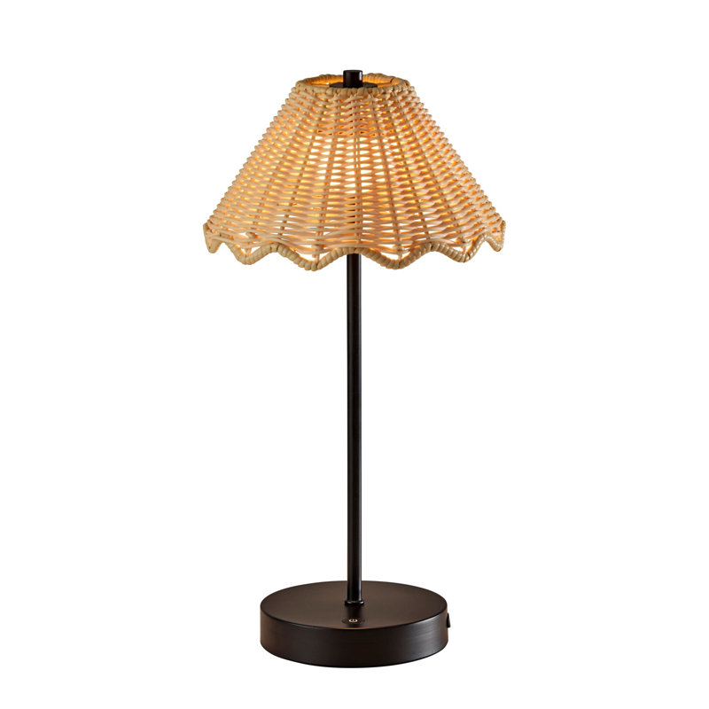 Lampe de table sans fil Jody Stevie, Noir mat
