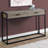 Narrow console with metal frame-1989259075