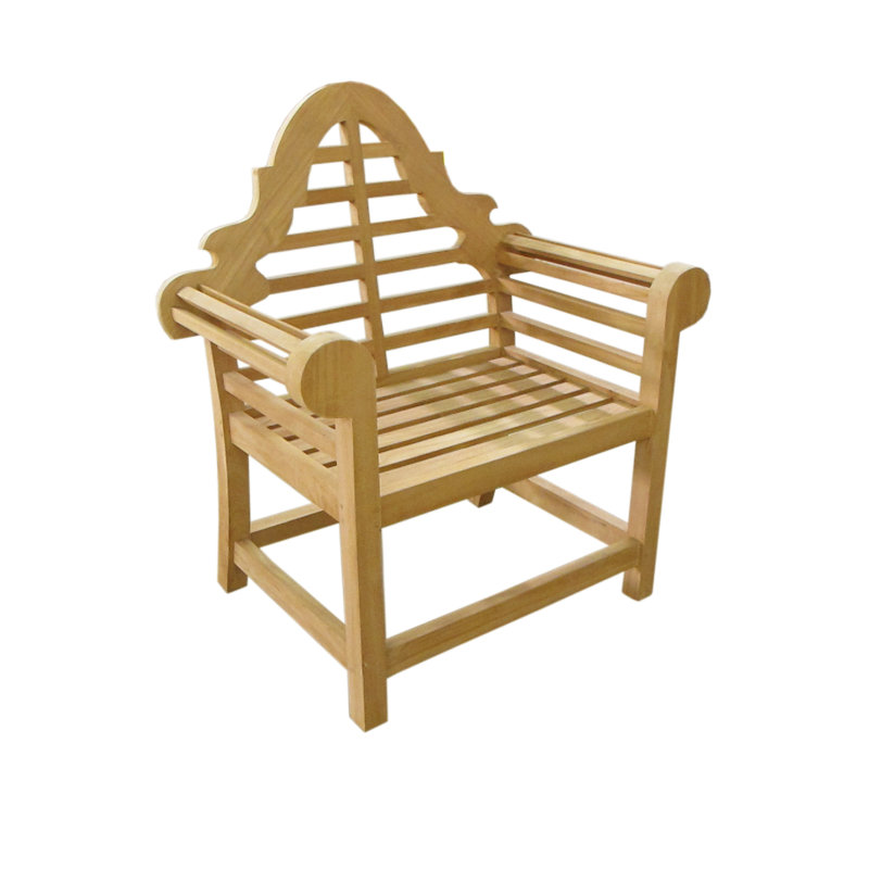 Chaise de patio teck Lutyen