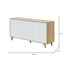 Mcbride Sideboard Arvada With 3 Doors And Shelves, Kitchen Buffet, 154X40H75 Cm, Oak And White