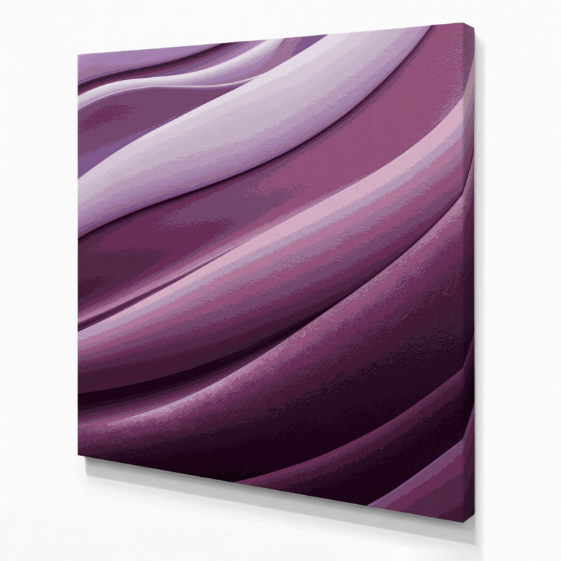 Art abstrait sur toile abstrait mauve 99, H 32 po x l 32 po