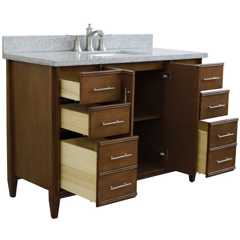 Ensemble de meuble-lavabo simple 49 po Harvell, gris