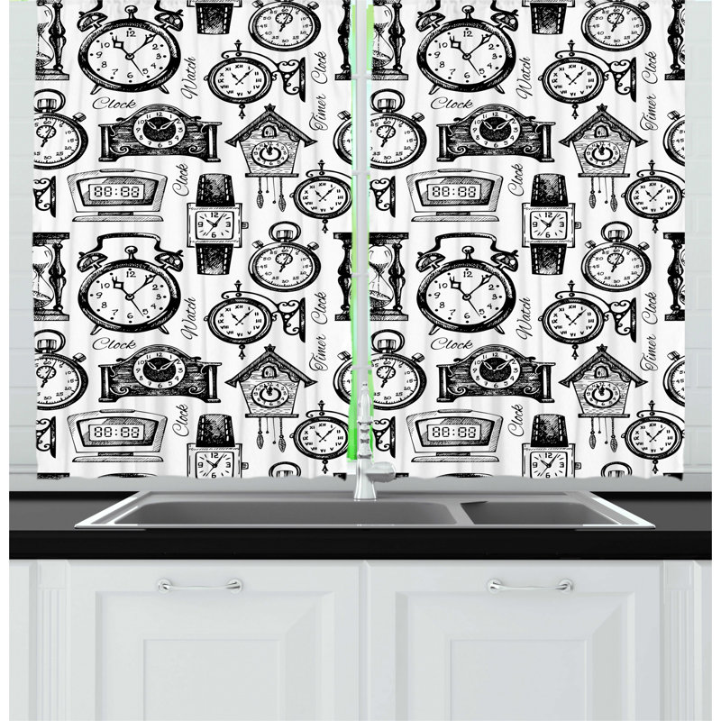 Pointed Kitchen Curtain