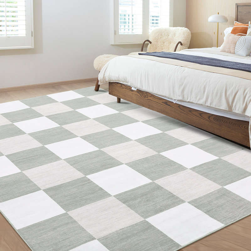Tapis à carreaux lavable à la machine Mcquay, Rectangle 10 pi x 13 pi