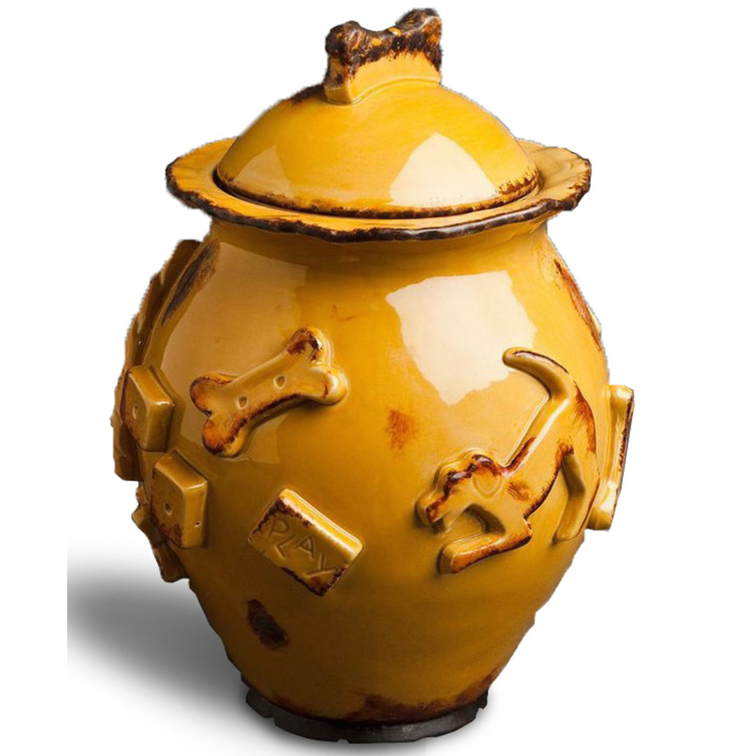 Pet Treat 1.5 lb Ceramic Jar August Grove® 