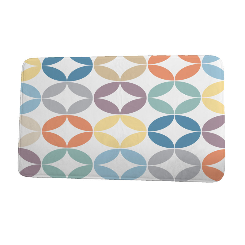 Non-Slip Bath Mat, 17" W x 24" L, Purple