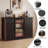 Coffee Bar Cabinet With Mini Fridge Space, Modern Wine Bar Cabinet For Kitchen & Dining Room,55.1"w Black-67791495