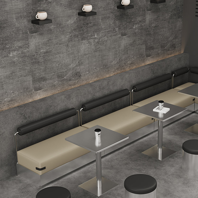 Banc de café moderne et simple pour deux
