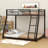 Antanesha Metal Floor Bunk Bed-1980179362