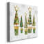 Golden Christams Trees - Toile tendue avec châssis de qualité supérieure - prête à être accrochée-1526892475