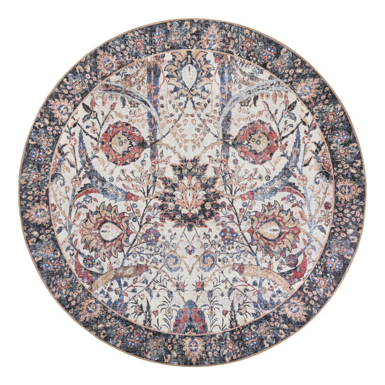 Mailen Performance Chenille Floral Indoor Rug