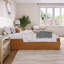 Lit plateforme en bois massif avec pied de lit et lit gigogne simple Concord-126307755-96140405
