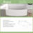 30'' L Single Bowl Ceramic Kitchen Sink