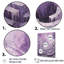 Lyrical Labyrinth Purple Dream - Abstract Spirals, impression sur toile_106105-716915657-716915658