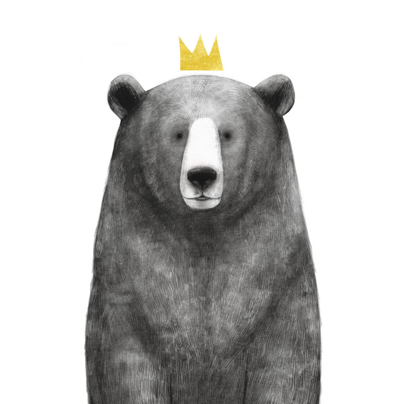 Royal Forester I by Victoria Borges - Painting Print, Wrapped Canvas, 30cm H x 20cm W