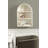 Arcott Wood Arched Wall Storage Shelf-876411123