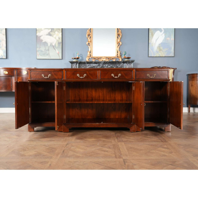 78 " W Mahogany Solid Wood Sideboard