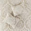 Édredon ravissant de style taupe très grand / très grand en chenille de coton de style Shabby Chic-126060105-126060108
