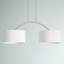 Konur 2 - Light Brushed Nickel Kitchen Island Pendant