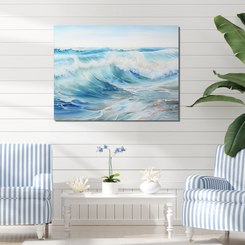 Ocean Charm III, impression sur toile, H 12 po x l 20 po x P 1 po, Toile tendue