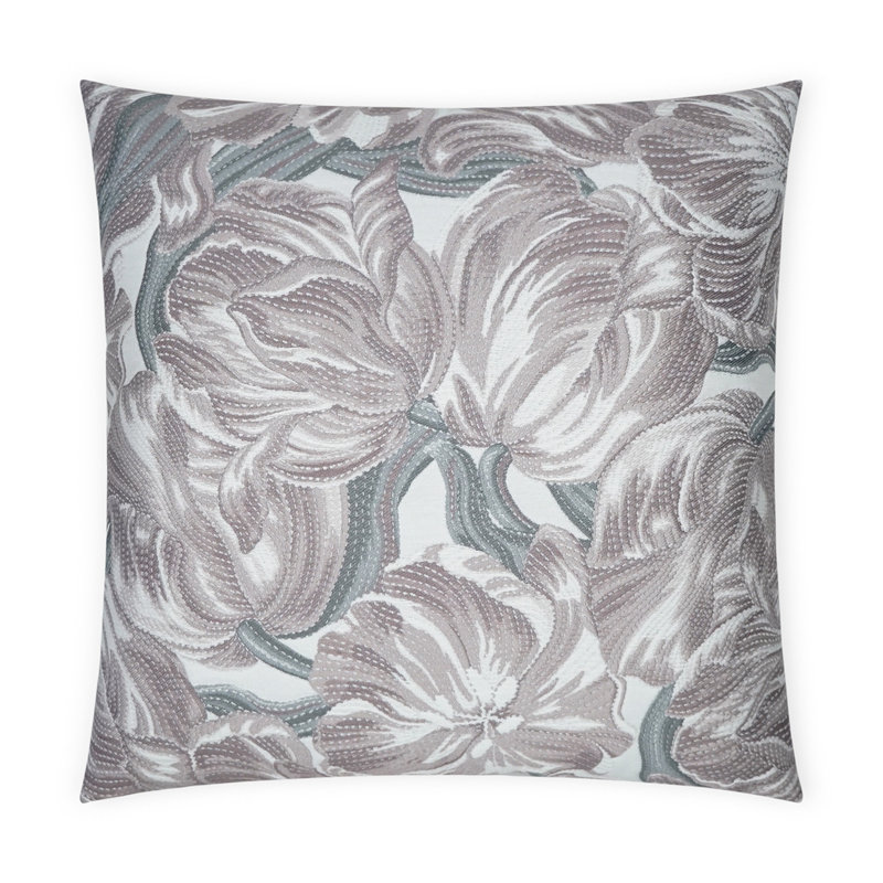Belle Pillow Cover & Insert, Lilac, Square 24"