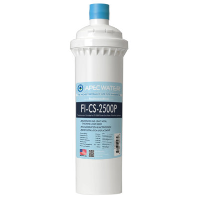 Filtre de remplacement à l’eau apec us de remplacement pour système de filtration d’eau sous le lavabo cs-2500p