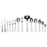 Dolce Vita 113 - Piece Stainless Steel Flatware Set