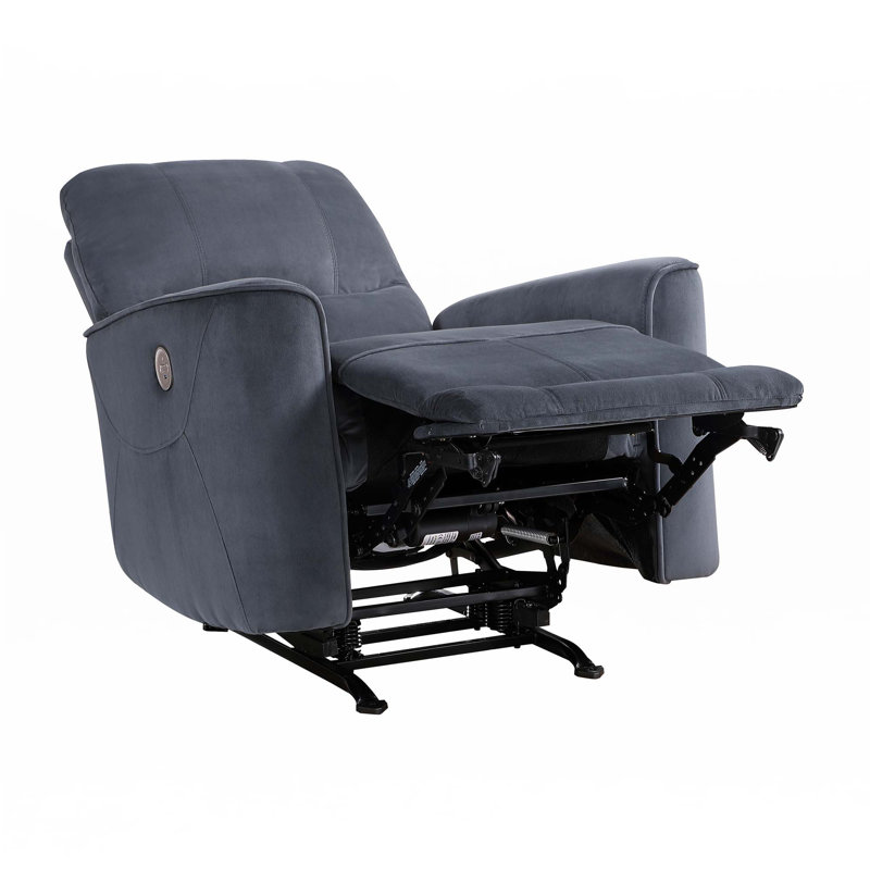 Chaise berçante inclinable 1 pièce, Gris foncé