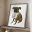«Love and Boxer», reproduction encadrée - bois massif-397892862